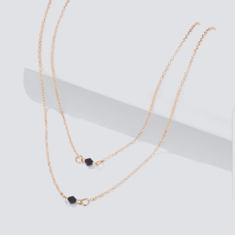 Gold Layered Crystal Necklace
